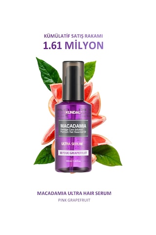 Kundal Macadamia Pink Grapefruit Hair Serum 100 ML