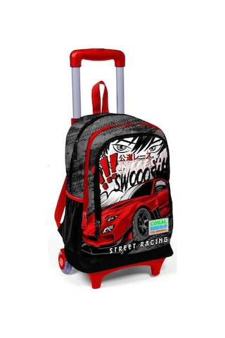 Coral High Işıklı Tekerlekli Yarış Çekçek Okul Ve Seyahat Çantası