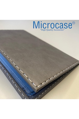 Microcase Suni Deri Oto Ruhsat Kabı Kılıfı Ruhsatlık + Ön Arka Panel Numaratör 1 Adet- Al5038 Siyah