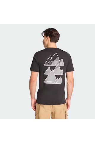 Adidas Terrex Outdoor Athlete Graphic Erkek Tişört C-adıjm6389e50a00 Siyah