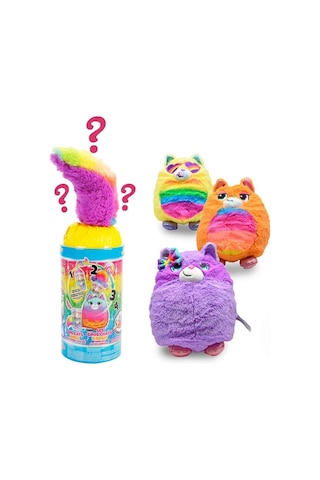 Misfittens Sürpriz Peluş S4 - Sarı Kapak Çok Renkli