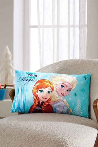 Özdilek Lisanslı Dekoratif -frozen- Kırlent Yastığı 50x30 Mavi