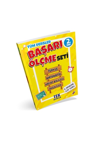 2. Sınıf Tüm Dersler Başarı Ölçme Seti - 6 Deneme Sınavı - Soru Kitapçıkları