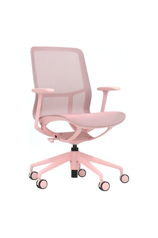 Arven Çalışma Sandalyesi Pembe