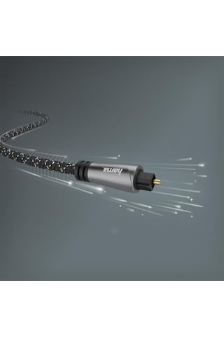 Audio Fiber Optik Kablo, Odt Fiş Toslink , Metal