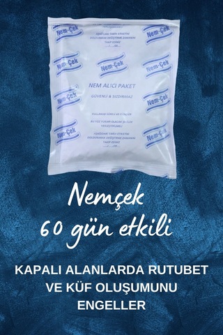 Nemçek Nem Alıcı Tutucu Rutubet Giderici Önleyici Korozyon Önleyici Koku Giderici 250 GR X (2 Paket)