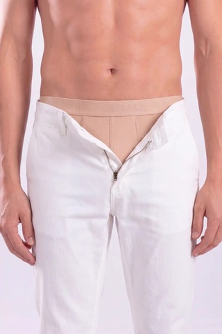 Hadpols Özel Üretim Hediyelik Rahat Casual Erkek Ten Rengi Görünmez Boxer 6'lı Paket Pamuklu Ten 6