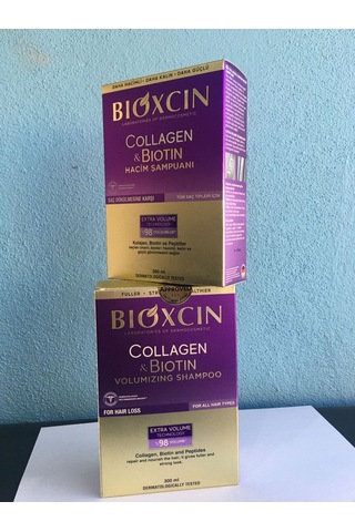 Bıoxcın Collagen Bıotın Hacim Şampuan 2'li Set
