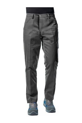 Şensel, İş Pantolonu, Gri-Siyah, Komando Cepli -54E482-