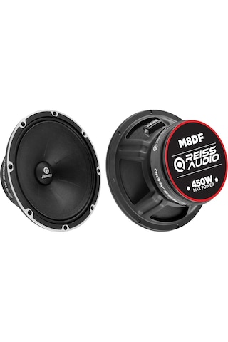 Reiss Audio Rs-m8df 20 Cm Oto Midrange Hoparlör Deprem Serisi Çifti 900watt -400 Rms
