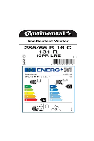 Contınental 285/65 R16C 131R Vancontact Winter 10PR Kış Lastiği 2022