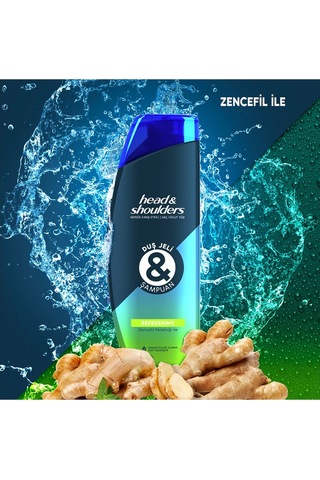 Head & Shoulders Refreshing Duş Jeli ve Şampuan 360 ML