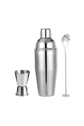 Wondernest Seti, Paslanmaz Çelik Barmen Bar Aleti 3'lü Lichen Kokteyl Takımı