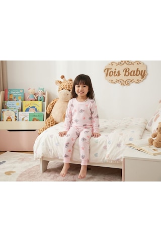 Tois Baby Kız Çocuk Pijama Takımı Pembe