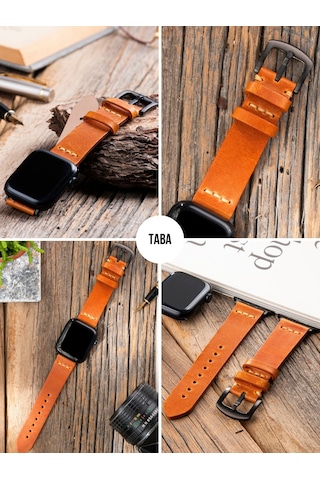 Apple Uyumlu Watch 42 44 45 49 Mm Ultra Deri Kordon