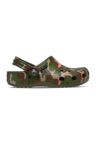 Crocs Unisex Sandalet Classic Printed Camo Clog 206454-3tc Yeşil