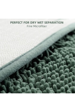 Kosona Turuncu Mikrofiber Chenille Paspas - Yüksek Emici, Kayma Önleyici, Yumuşak - Banyo, Yatak Odası, Giriş - 50x80 Cm Diğer