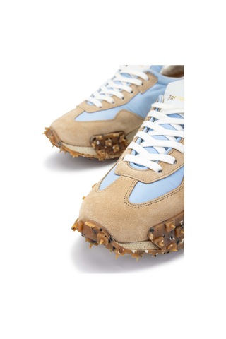Barracuda Kadın Tekstil Deri Vizon/mavi Sneakers & Spor Ayakkabı 511 Bd1308b Bn Ayk Y24 Bsctt/clst/palm Mavi - Vizon