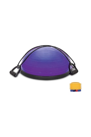 T181-mo Bosu Ball Yarim Denge Topu Pilates Aleti Direnc Lastikli Pompa Dahildir