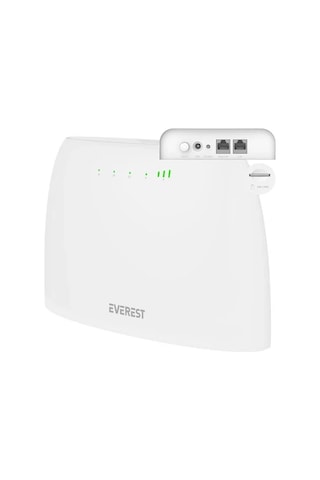 Everest Ewr-4g03 4g Lte Wi-fi Router Sım Kart Girişli 300 Mbps 2.4ghz Wan/lan Portlu Kablosuz Yönlen