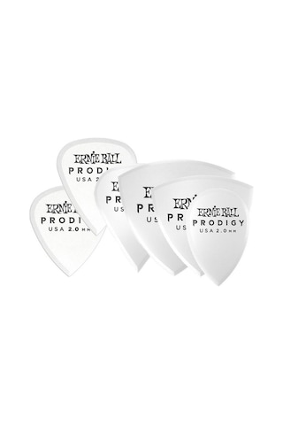 Ernie Ball P09343 / 2.0 MM White Multipack Prodigy 6 Adet 6'lı Pen