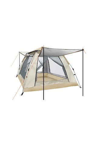 Büyük Aile Kamp Çadırı 240x240x160 Cm Gölgelikli 6 Kişilik Outdoor Çadır Diğer