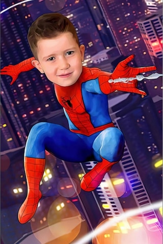 Kişiye Özel Örümcek Adam Duvar Posteri Mm3121