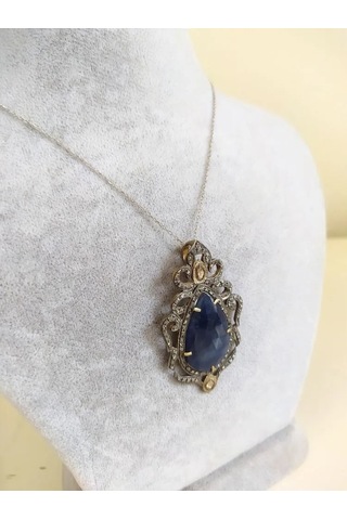 Safir Elmas Kolye 287