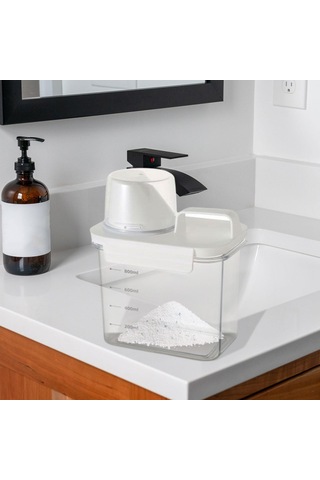 Suntek Çamaşır Tozu Konteynerleri Tuvalet Için Berrak 1100ml 1100ml Diğer