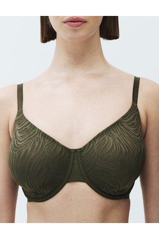 Marks & Spencer Body Dantel Detaylı Balenli Toparlayıcı Sütyen T33005843 Yeşil