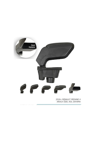 Renault Megane 4 Araca Ozel Kol Dayama Sıyah 2016+