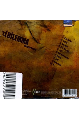 Dilemma - Nereye Kadar (CD)