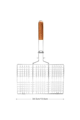 Yaozixa Katlanabilir Manav Sebze Balık Izgara Ağı, Isıya Dayanıklı Kollü, Çok Amaçlı Outdoor Mangal Seti Diğer