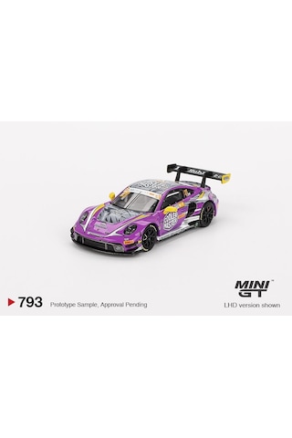 Mini Gt Porsche 911 Gt3 R 27 Hubauto Racing 2023 Fıa Gt World Cup 70th Macau Grand Prix 793 Çok Renkli