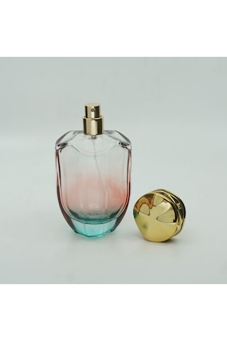 Parfüm Şişesi 100 ML 3 Adet Çift Renkli Oval Model