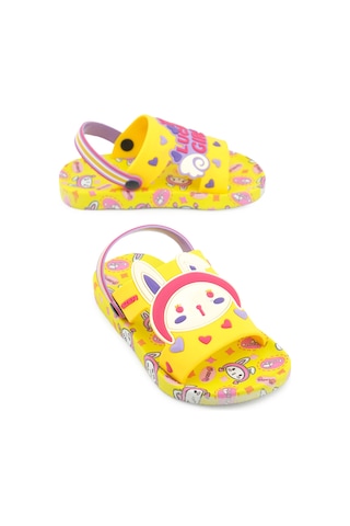Gezer Yazlık Kız Çocuk Islak Zemine Uygun Lucky Girl Günlük Havuz Plaj Terlik-sandalet Gt6yfe.14236.00.026.l2 Sarı