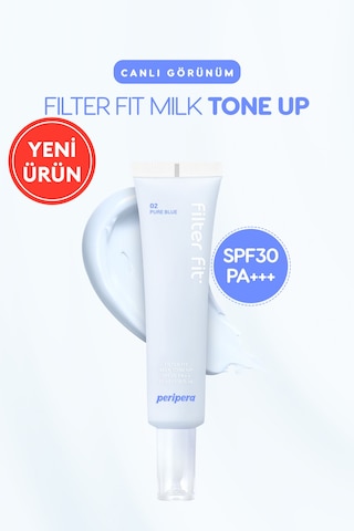 Peripera Filter Fit Milk Tone Up SPF30 002 Pure Blue