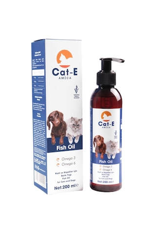 Amica Cat-e Balık Yağı Fish Oil Kedi ve Köpekler İçin