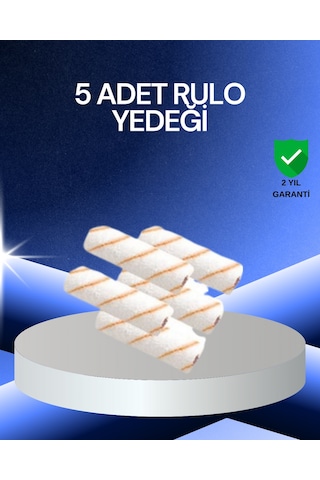 Flzdgnkr 5 Li Rulo Boya Seti Küçük Detay Çalışmaları İçin Uygun