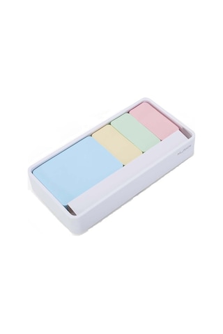 Deli Sticky Notes Plastik Yapışkanlı Not Kağıdı Seti 4 Renk Ns116