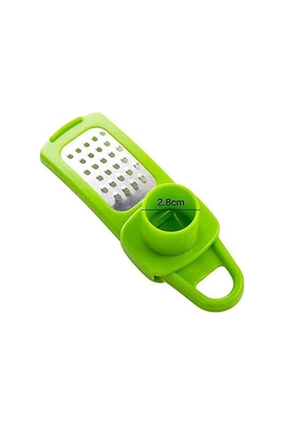 Çok İşlevli Paslanmaz Çelik Pres Sarımsak Dilimleyici Kesici Parç Çok Renkli