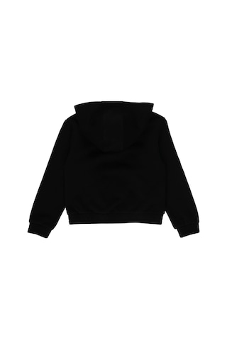 Kız Çocuk Kapüşonlu Siyah Sweatshirt 17013617