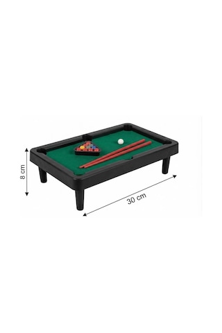 Midi Pool Bilardo Oyunu 2 Istakalı Ve 11 Renkli Toplu Eğitici Ve Eğlenceli Çocuk Bilardo Seti