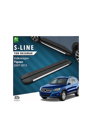 S-Dizayn VW Tiguan S-Line Aluminyum Yan Basamak 173 Cm 2007-2015