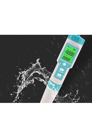 7in1 PH/TDS/EC/ORP/Deniz Suyu Ağırlık/Tuzluluk/Sıcaklık PH Ölçer