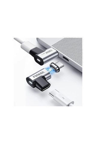100w Usb C Magnetic Adapter, Thunderbolt 3 Magnetic Usb C Adapter