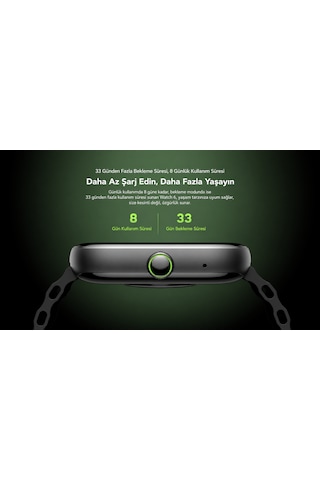 Oraimo OSW-807 41 MM Akıllı Saat (Distribütör Garantili)