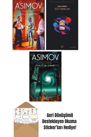 Çıplak Güneş Robot Serisi 2. Kitap + İşte Tanrılar + Vakıf In Sınırı Vakıf Serisi 4. Kitap