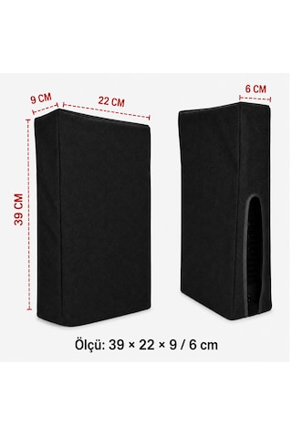 Microcase Ps5 Pro İçin Su Toz Kir Çizik Koruma Kılıfı Al5642 Siyah