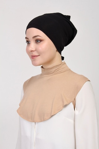 Düz Balıkçı Yakalı Kurtarıcı Boyunluk Bej